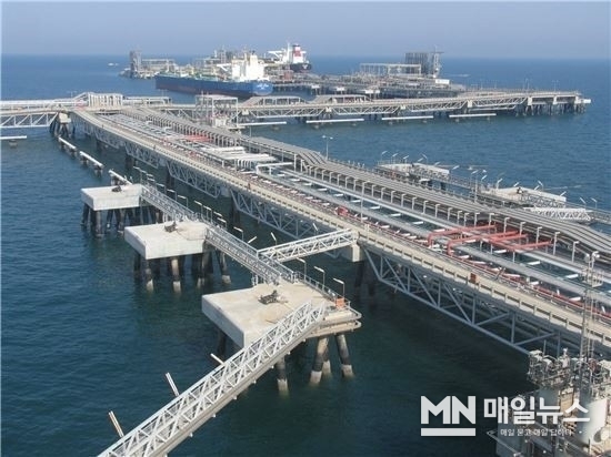 현대건설이 쿠웨이트에서 2009년 준공한 뉴오일피어 현장. (사진=현대건설)