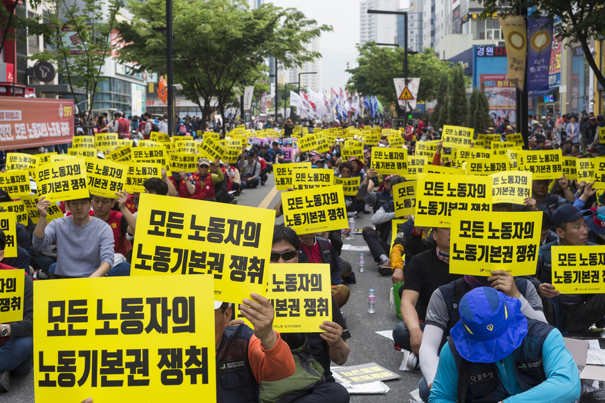 지난해 노동절 집회(사진=MoolrinPhoto 플리커)
