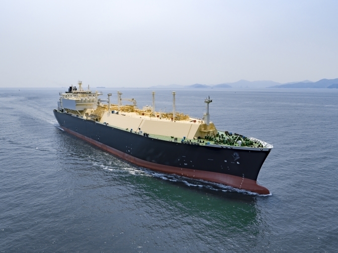 대우조선해양의 LNG 운반선. (사진=대우조선해양)