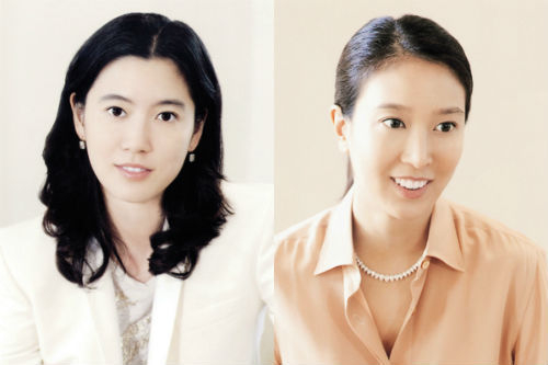 임창욱 대상그룹 명예회장의 장녀 임세령 전무(왼쪽)와 차녀 임상민 전무.