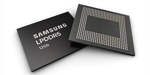삼성전자의 12Gb LPDDR5 모바일 D램. (사진=삼성전자)