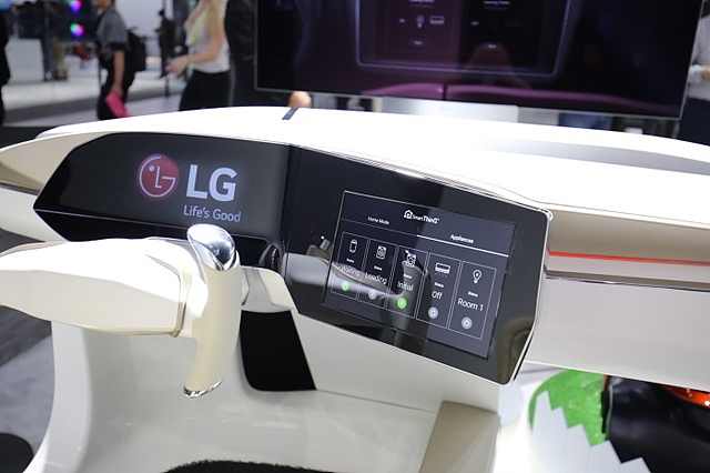 LG전자가 2017년 1월 'CES 2017'에서 선보인 커넥티드 시스템. (사진=LG전자)