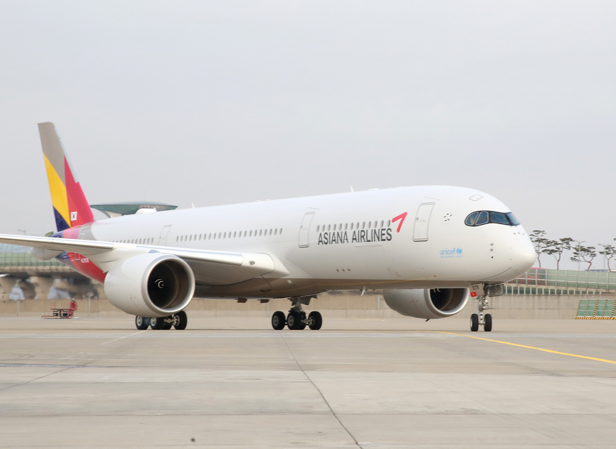 아시아나항공의 A350. (사진=아시아나항공)