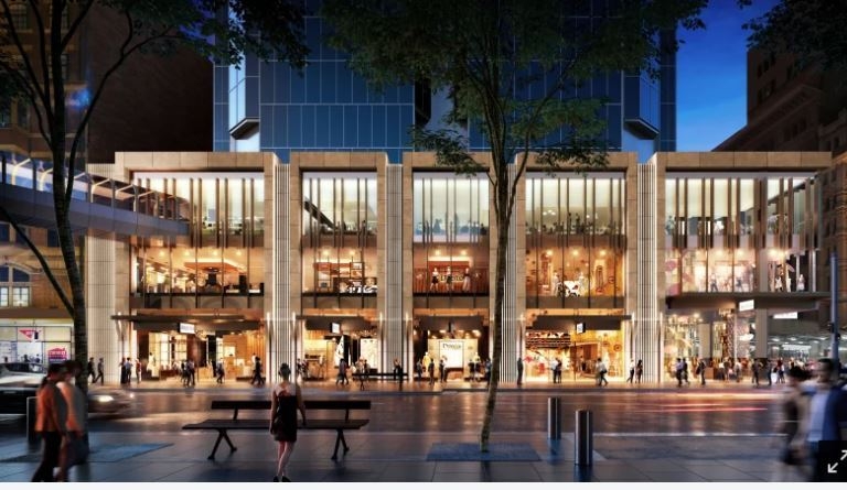 호주 시드니 55 Market Street에 들어설 롯데면세점 플래그십 스토어 렌더링 이미지. (사진=머벡)
