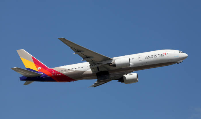 아시아나항공 B777-200. (사진=아시아나항공)