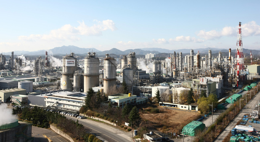 롯데케미칼 울산 공장 전경. (사진=롯데케미칼)