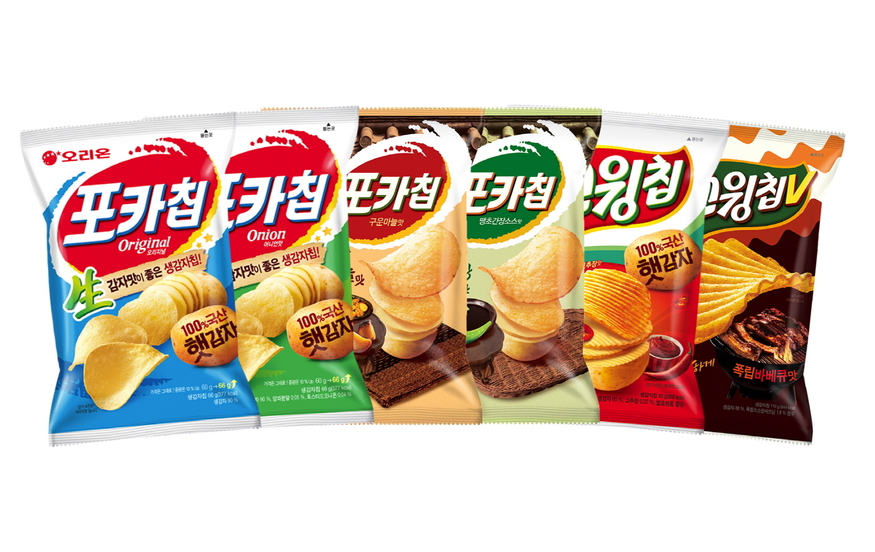 오리온 포카칩과 스윙칩. (사진=오리온)