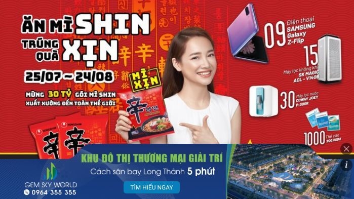 농심이 베트남에서 신라면 사은행사를 개최한다. (사진=농심베트남)