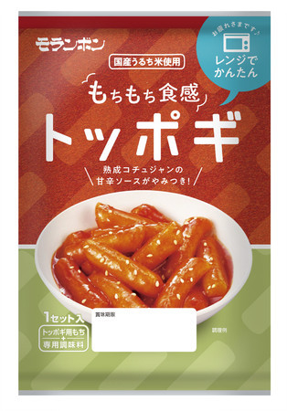 일본 모란봉주식회사가 판매하고 있는 '떡볶이' 제품. (사진=모란봉)