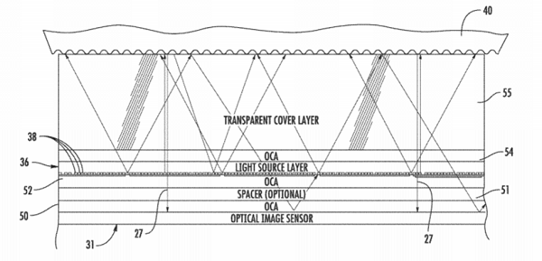 미국 특허청에 등록된 애플 특허. (사진=USPTO)