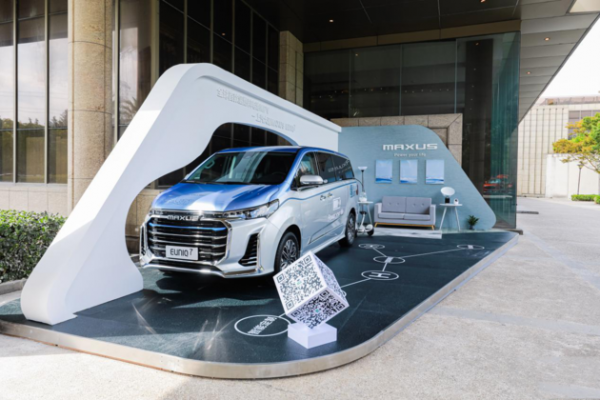 중국 상하이자동차(上海汽車·SAIC)가 올 9월13일 공개한 수소차 맥서스 유니크7(Maxus Euniq7). (사진=상하이차)