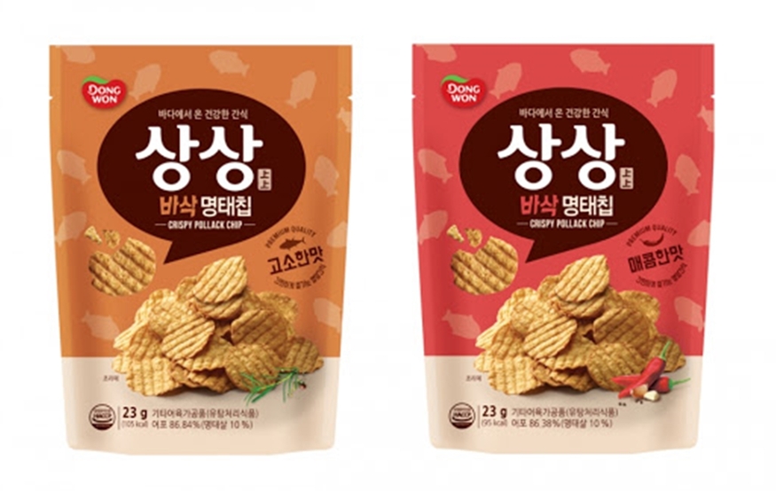 동원F&B '상상 바삭 명태칩'.