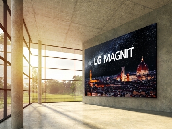 마이크로 발광다이오드(LED) 사이니지 LG 매그니트'(LG MAGNIT). (사진=LG전자)