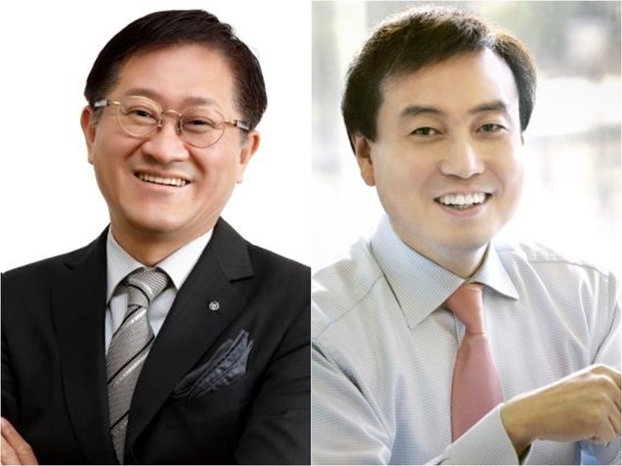 서경배 아모레퍼시픽 회장(왼쪽)과 차석용 LG생활건강 부회장. (사진=각 사)