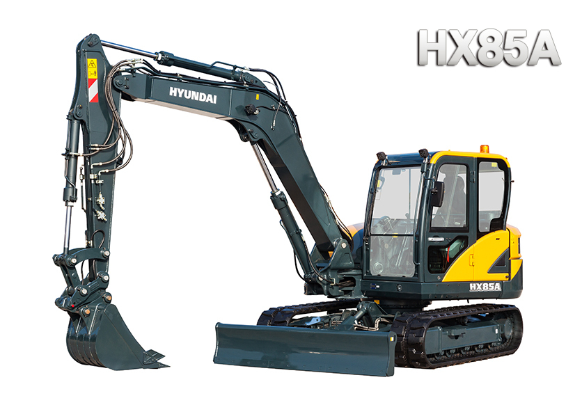 현대건설기계 중소형 굴착기 HX85A. (사진=현대건설기계)