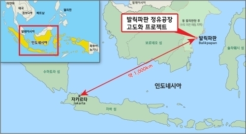 인도네시아 발릭파판 정유공장 프로젝트 (사진=현대엔지니어링)