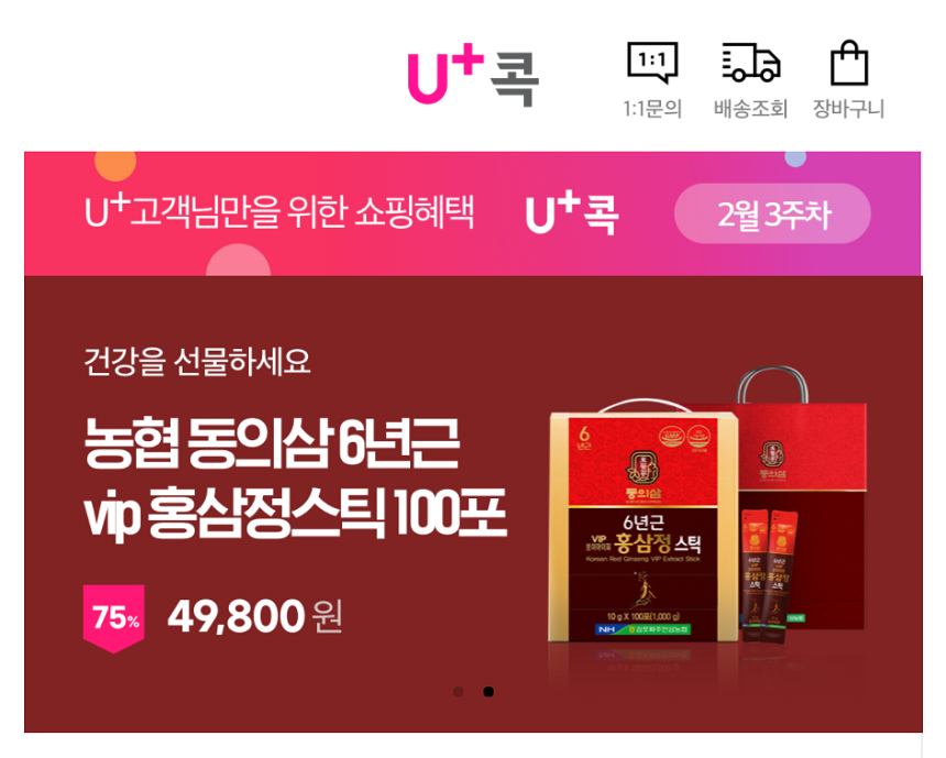 U+콕 홈페이지 갈무리. (사진=LG유플러스)