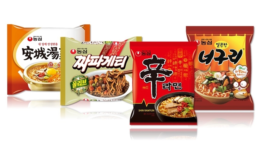 농심 대표 라면들. (사진=농심)