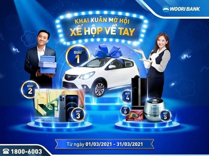 우리은행 베트남법인 경품 행사 (사진=우리은행 베트남법인)