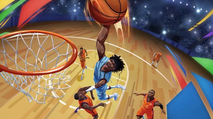 (사진=NBA 볼 스타즈 트레일러 영상 캡처)