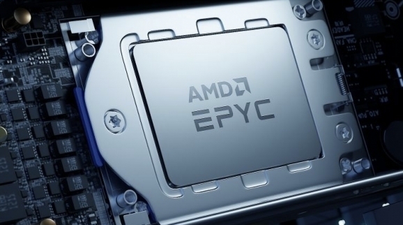  AMD의 서버·클라우드 데이터센터용 칩 '에픽 7003' (사진=AMD)