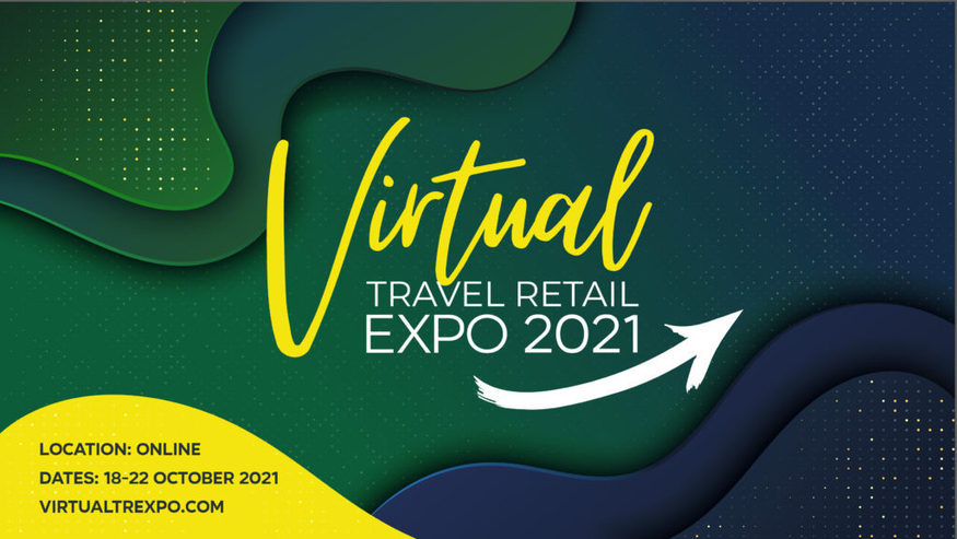 '2021 가상여행소매박람회(Virtual Travel Retail Expo 2021)' 포스터.