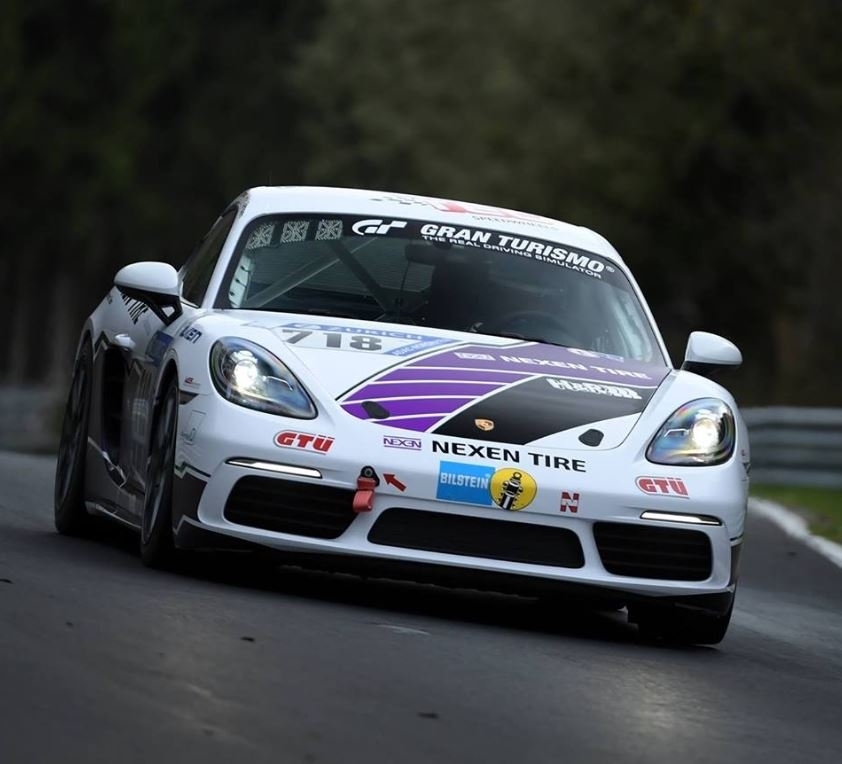 2019 VLN 내구레이스에 참가한 넥센타이어의 포르쉐 718 카이맨S. (사진=넥센타이어)