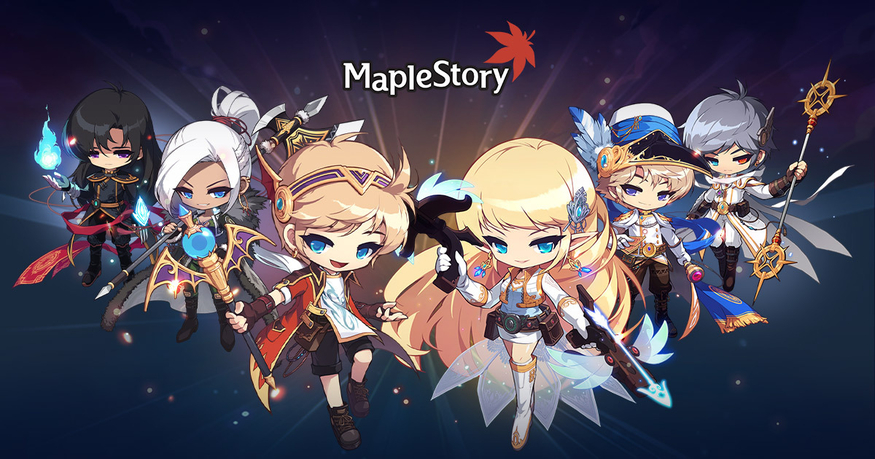 북미에서 서비스되고 있는 넥슨의 MMORPG '메이플스토리'.