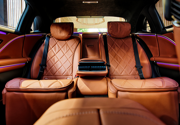 메르세데스-벤츠 럭셔리 리무진 '더 뉴 메르세데스 마이바흐 S-클래스'(The new Mercedes-Maybach S-Class) 2열 뒷좌석 모습. (사진=메르세데스-벤츠 코리아)