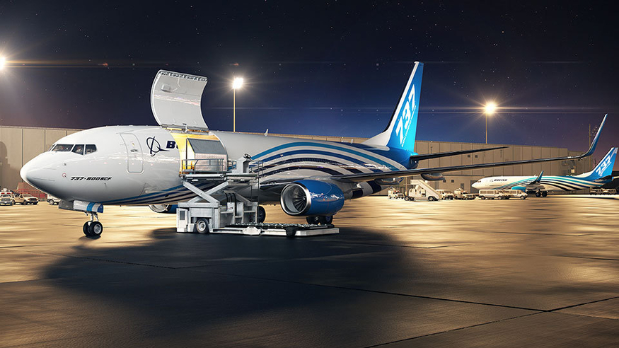 보잉의 화물기 'B737-800BCF'. (사진=보잉)