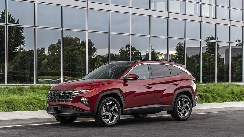 현대차 대표 준중형 SUV 모델 '투싼'. (사진=현대차)