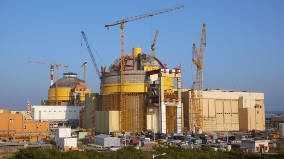 인도 남부에 건설중인 쿠단쿨람 원전. (사진=IAEA)
