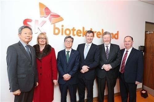 지난 2018년 1월 25일(현지시각) 아일랜드 스워즈에서 SK바이오텍 스워즈공장 개소식이 열렸다. (사진=SK)