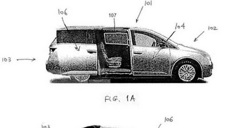 미국 특허청에 등록된 리비안 MPV 모델 디자인 특허 이미지. (사진=USPTO)