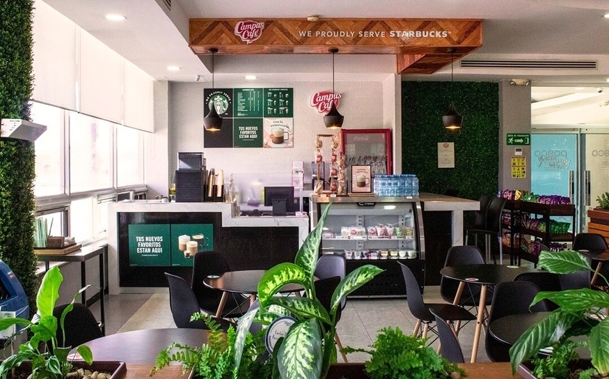 포스코멕시코는 멕시코 알타리마시 최초로 스타벅스 카페테리아 'We Proudly Serve Starbucks™'을 오픈했다. 