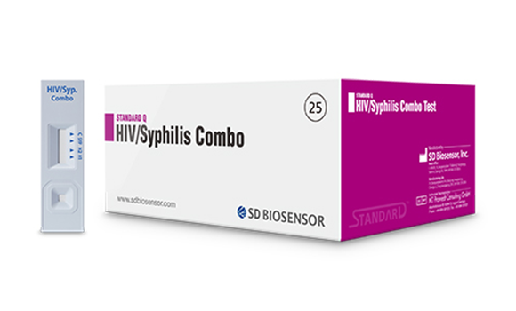 에스디바이오센서가 중저소득 국가에 저렴한 가격으로 'HIV/매독 항원 진단 키트 (STANDARD Q HIV/Syphilis Combo Test)'를 공급한다.(사진=에스디바이오센서)