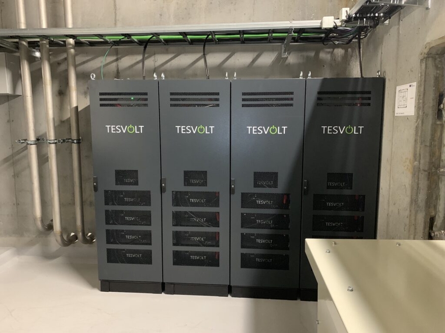 테스볼트가 공급한 158kWh 규모 ESS. (사진=테스볼트)