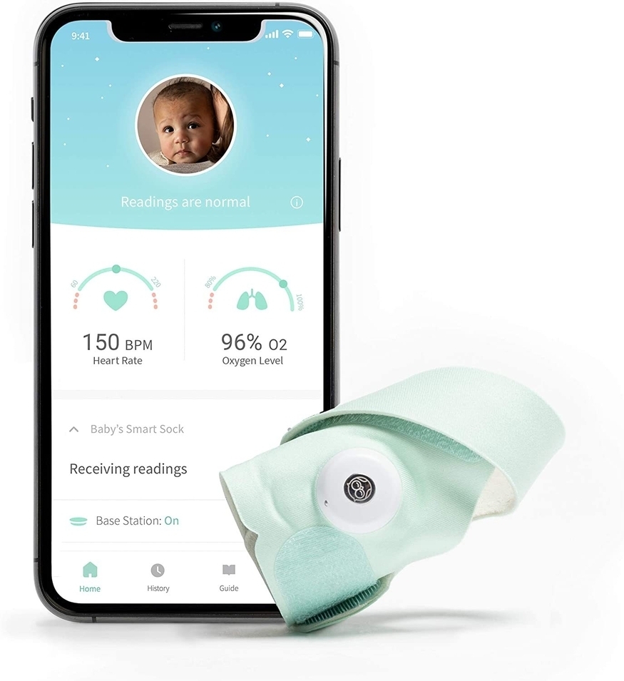 ▲ 오울렛(Owlet)의 주력 제품인 스마트 삭(Smart Sock)이 FDA로부터 경고를 받았다.(사진=오울렛)