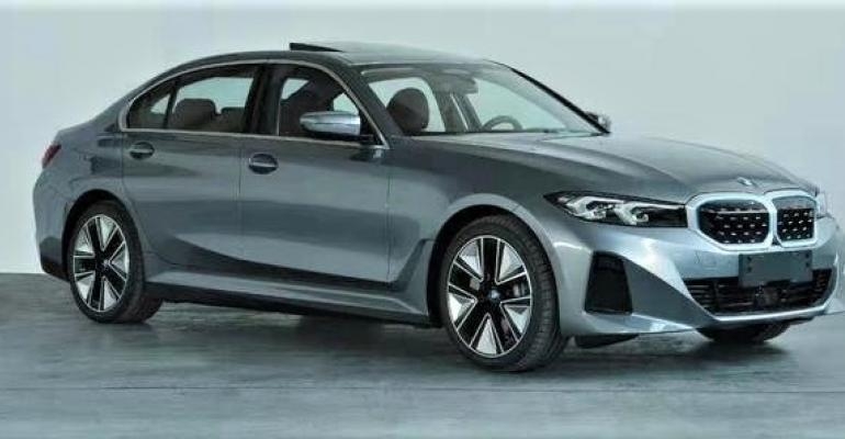 BMW 전기 세단 'i3'. 기존 해치백 버전과 달리 7세대 3시리즈 기반으로 제작됐다. (사진=MIIT)