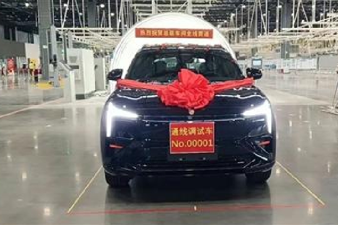 헝다오토의 첫 전기 SUV '헝치5'. (사진=시나자동차)