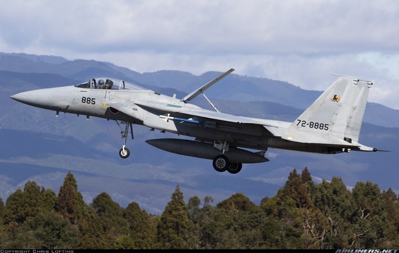 일본항공자위대가 운용하는 F-15J. 