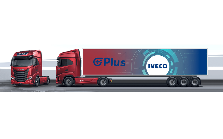 이탈리아 상용차 기업 '이베코(Iveco)'가 미국 자율주행 소프트웨어 업체 '플러스(Plus)'와 유럽, 중국에서 자율주행 트럭 파일럿 프로그램을 진행한다. (사진=이베코)