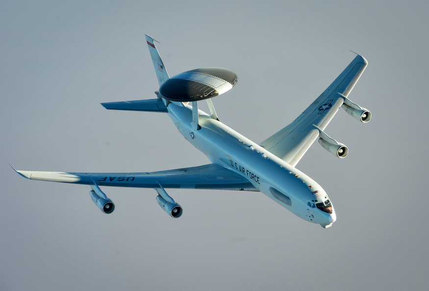 E-3 센트리(Sentry) 공중경보통제시스템(AWACS) 기종. (사진=미 공군)