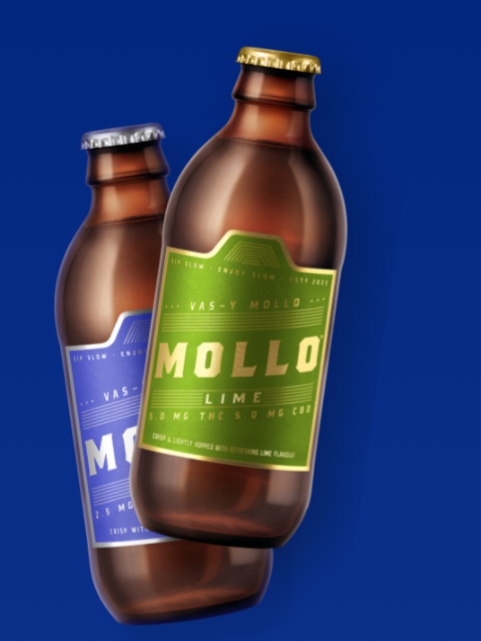 트러스트 베버리지가 선보인 대마초 음료 몰로(Mollo) (사진=트러스트 베버리지 인터넷 홈페이지 캡처)