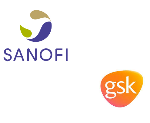 사노피·GSK 기업이미지(CI) 