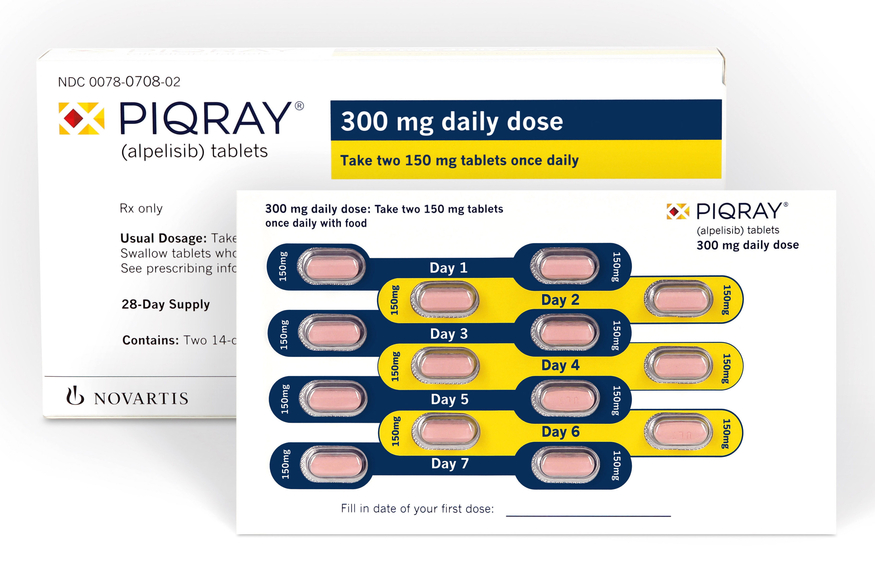  노바티스의 유방암 치료제 '피크레이'(Piqray).(사진=노바티스)