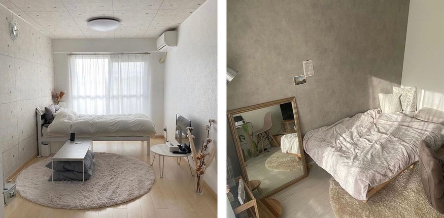 일본 Z세대 사이에서 인기 있는 '소금계 인테리어'. (사진= sucle_lifestyle 인스타그램)