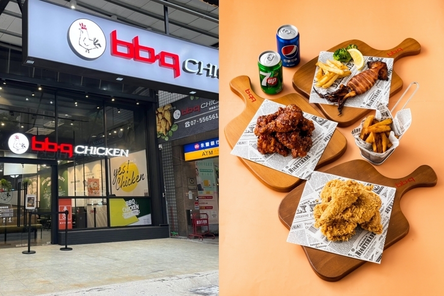BBQ 가오슝 민유점과 특별 메뉴.(사진=BBQ 대만)