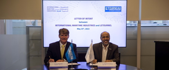 IMI(International Maritime Industries)는 굴착 장비 설계의 선두주자인 Keppel LeTourneau Middle East(KLET)와 모바일 해양 드릴링 유닛의 설계 및 건설에 대한 협력을 위한 의향서(LOI)를 체결했다. (사진=IMI)