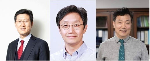 한국해양기자협회 자문위원으로 위촉된 김인현 고려대 교수와 이신형 서울대 교수, 한종길 성결대 교수 (왼쪽부터).